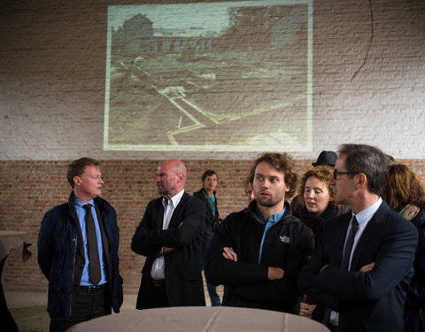 Eerstesteenlegging nieuwe schoolgebouw van de International School of Ghent (ISG) aan De Pintelaan-57250