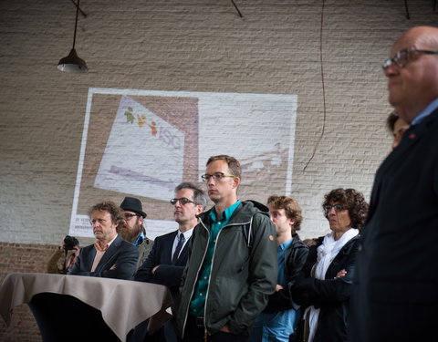 Eerstesteenlegging nieuwe schoolgebouw van de International School of Ghent (ISG) aan De Pintelaan-57255