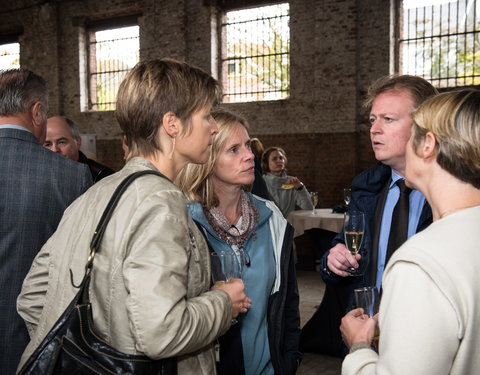 Eerstesteenlegging nieuwe schoolgebouw van de International School of Ghent (ISG) aan De Pintelaan-57275