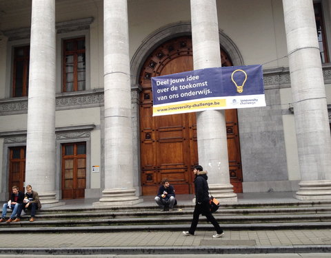 Baches van Innoversity Challenge UGent in het Gentse straatbeeld-58983