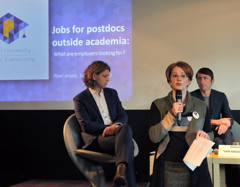 Ghent University Postdoc Community debat met externe werkgevers-59835