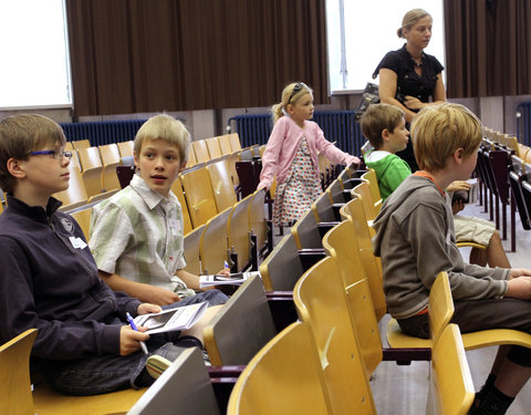 Kinderuniversiteit Gent over sterren en planeten, organisatie UGent en Volkssterrenwacht Armand Pien-5999