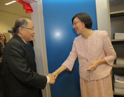 Opening Taiwan Resource Center for Chinese Studies in de vakgroepbibliotheek Sinologie-60013