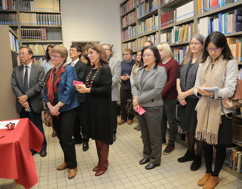 Opening Taiwan Resource Center for Chinese Studies in de vakgroepbibliotheek Sinologie-60029