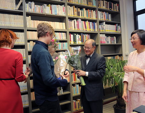 Opening Taiwan Resource Center for Chinese Studies in de vakgroepbibliotheek Sinologie-60049