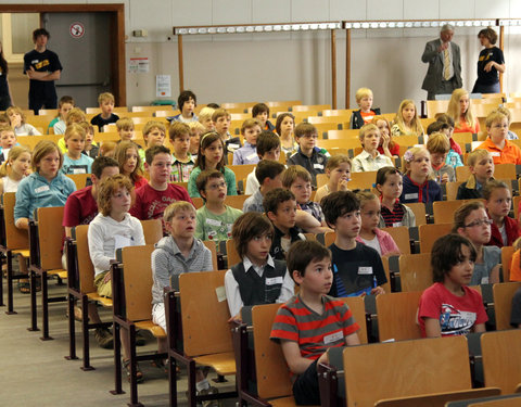 Kinderuniversiteit Gent over sterren en planeten, organisatie UGent en Volkssterrenwacht Armand Pien-6005