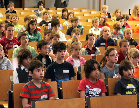 Kinderuniversiteit Gent over sterren en planeten, organisatie UGent en Volkssterrenwacht Armand Pien-6006