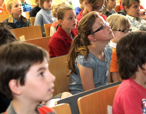 Kinderuniversiteit Gent over sterren en planeten, organisatie UGent en Volkssterrenwacht Armand Pien-6009