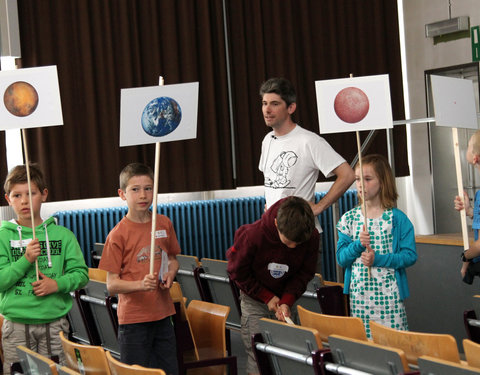 Kinderuniversiteit Gent over sterren en planeten, organisatie UGent en Volkssterrenwacht Armand Pien-6036