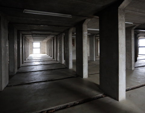 Interieur ontruimde Boekentoren voor restauratie-60501