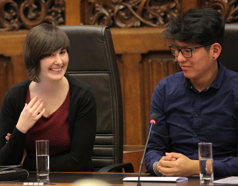 Uitreiking 1ste DiverGent prijs door de UGent en de Stad Gent voor de meest vernieuwende masterscriptie over gender- en/of diver