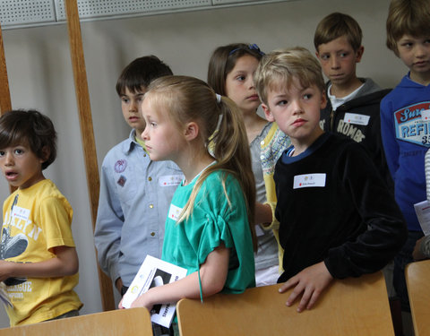 Kinderuniversiteit Gent over sterren en planeten, organisatie UGent en Volkssterrenwacht Armand Pien-6057