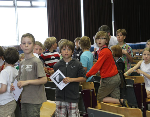 Kinderuniversiteit Gent over sterren en planeten, organisatie UGent en Volkssterrenwacht Armand Pien-6058