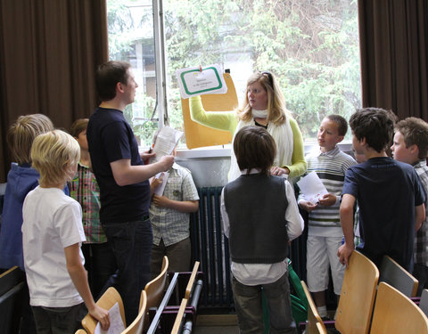 Kinderuniversiteit Gent over sterren en planeten, organisatie UGent en Volkssterrenwacht Armand Pien-6059