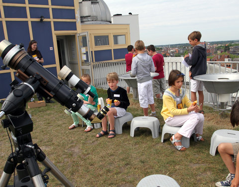 Kinderuniversiteit Gent over sterren en planeten, organisatie UGent en Volkssterrenwacht Armand Pien-6063