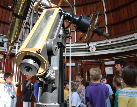 Kinderuniversiteit Gent over sterren en planeten, organisatie UGent en Volkssterrenwacht Armand Pien-6067