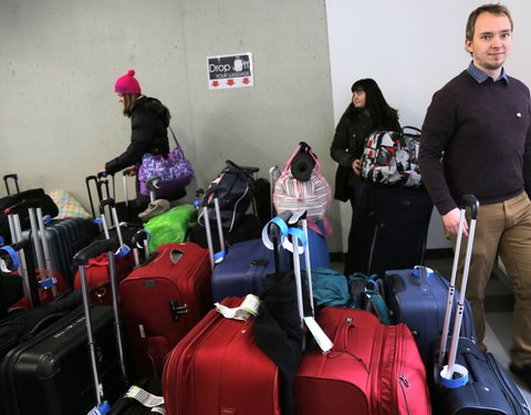 Check-in van buitenlandse studenten, georganiseerd door afdeling Huisvesting-61085