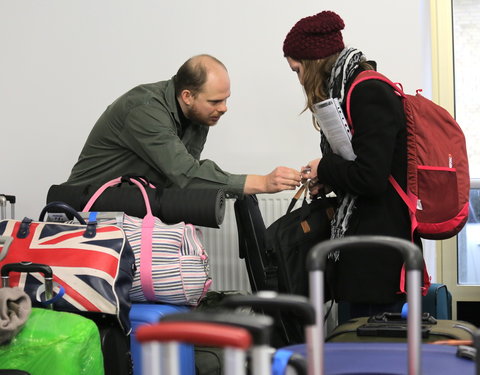 Check-in van buitenlandse studenten, georganiseerd door afdeling Huisvesting-61090