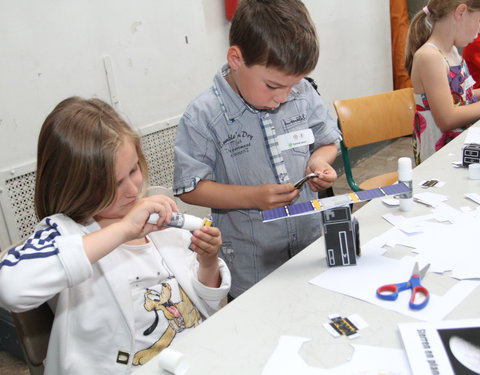 Kinderuniversiteit Gent over sterren en planeten, organisatie UGent en Volkssterrenwacht Armand Pien-6111