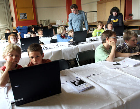 Kinderuniversiteit Gent over sterren en planeten, organisatie UGent en Volkssterrenwacht Armand Pien-6127