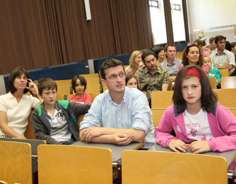 Kinderuniversiteit Gent over sterren en planeten, organisatie UGent en Volkssterrenwacht Armand Pien-6144