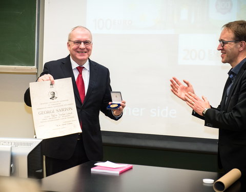 Uitreiking Sarton medaille faculteit Ingenieurswetenschappen en Architectuur-61587