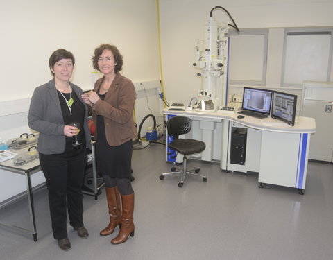 Inhuldiging Jeol JEM1400plus life science transmissie electronenmicroscoop in TEM-Core facility aan de Proeftuinstraat-63572