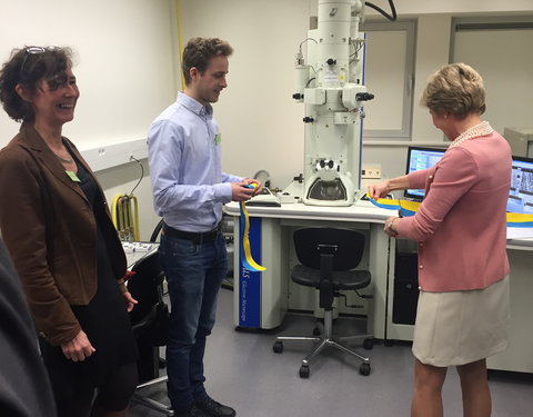 Inhuldiging Jeol JEM1400plus life science transmissie electronenmicroscoop in TEM-Core facility aan de Proeftuinstraat-63593