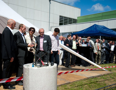 Startschot voor uitbreiding van Wetenschapspark Greenbridge, met boring van eerste energiepaal-6618