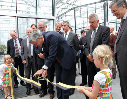 Opening onderzoeksserre (ILVO, UGent en HoGent) in Melle