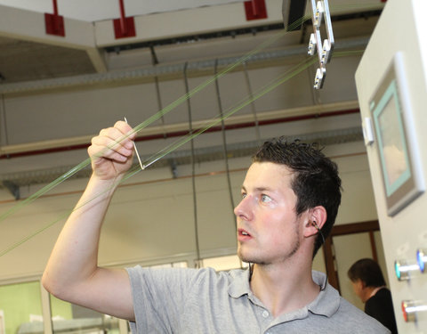 Inhuldiging nieuwe bi-componente extrusielijn, vakgroep Textielkunde (faculteit Ingenieurswetenschappen en Architectuur)-6716