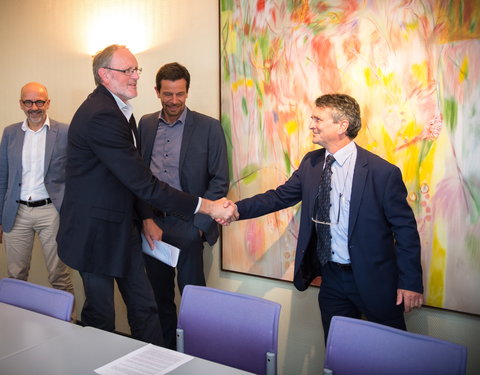 Formele ondertekening overeenkomst UGent/Lab Photonics en IMEC -67467