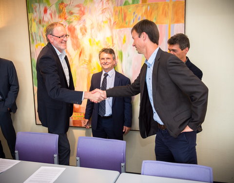 Formele ondertekening overeenkomst UGent/Lab Photonics en IMEC -67468