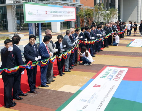 Opening academiejaar van Ghent University Global Campus in Korea met inhuldiging van nieuw gebouw voor onderwijs en onderzoek-67