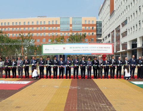 Opening academiejaar van Ghent University Global Campus in Korea met inhuldiging van nieuw gebouw voor onderwijs en onderzoek-67