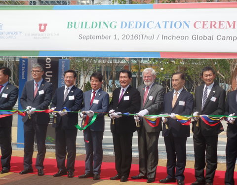 Opening academiejaar van Ghent University Global Campus in Korea met inhuldiging van nieuw gebouw voor onderwijs en onderzoek-67