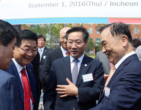 Opening academiejaar van Ghent University Global Campus in Korea met inhuldiging van nieuw gebouw voor onderwijs en onderzoek-67