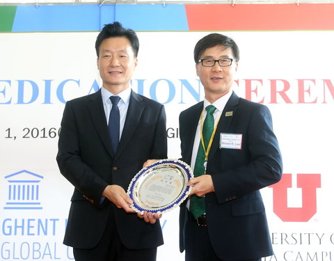 Opening academiejaar van Ghent University Global Campus in Korea met inhuldiging van nieuw gebouw voor onderwijs en onderzoek-67