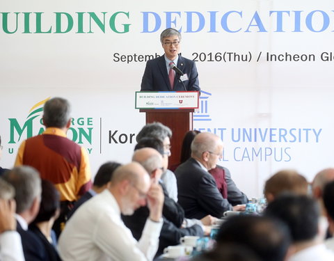 Opening academiejaar van Ghent University Global Campus in Korea met inhuldiging van nieuw gebouw voor onderwijs en onderzoek-67