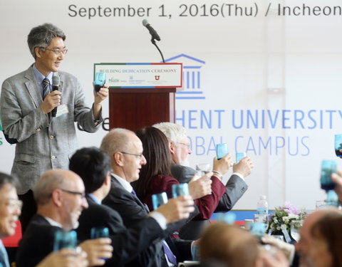Opening academiejaar van Ghent University Global Campus in Korea met inhuldiging van nieuw gebouw voor onderwijs en onderzoek-67