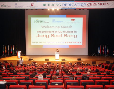 Opening academiejaar van Ghent University Global Campus in Korea met inhuldiging van nieuw gebouw voor onderwijs en onderzoek-67