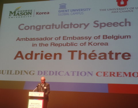 Opening academiejaar van Ghent University Global Campus in Korea met inhuldiging van nieuw gebouw voor onderwijs en onderzoek-67