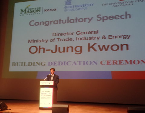 Opening academiejaar van Ghent University Global Campus in Korea met inhuldiging van nieuw gebouw voor onderwijs en onderzoek-67