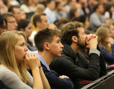 Ontvangst van internationale studenten tijdens Welcome Days 