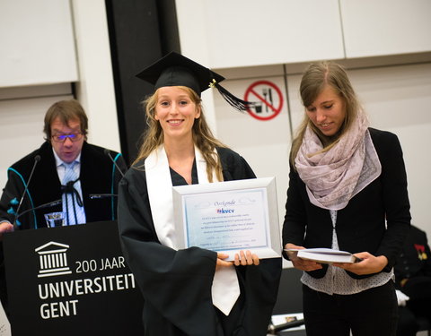 Proclamatie 2015/2016 industrieel ingenieurs faculteit Bio-ingenieurswetenschappen