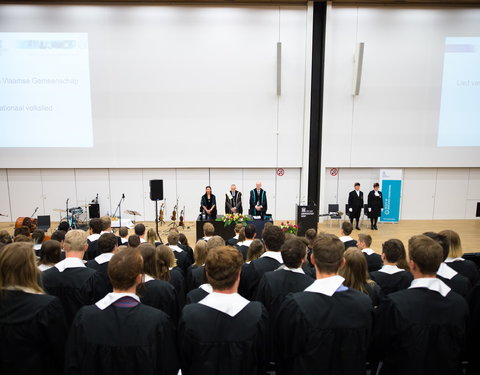 Proclamatie 2015/2016 industrieel ingenieurs faculteit Bio-ingenieurswetenschappen