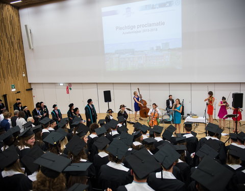 Proclamatie 2015/2016 faculteit Bio-ingenieurswetenschappen