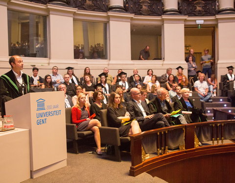 Proclamatie 2015/2016 faculteit Politieke en Sociale Wetenschappen