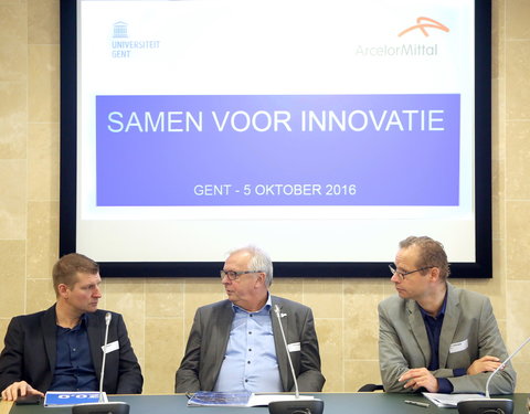 Ondertekening raamakkoord met ArcelorMittal Gent