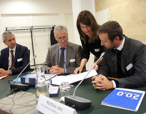 Ondertekening raamakkoord met ArcelorMittal Gent